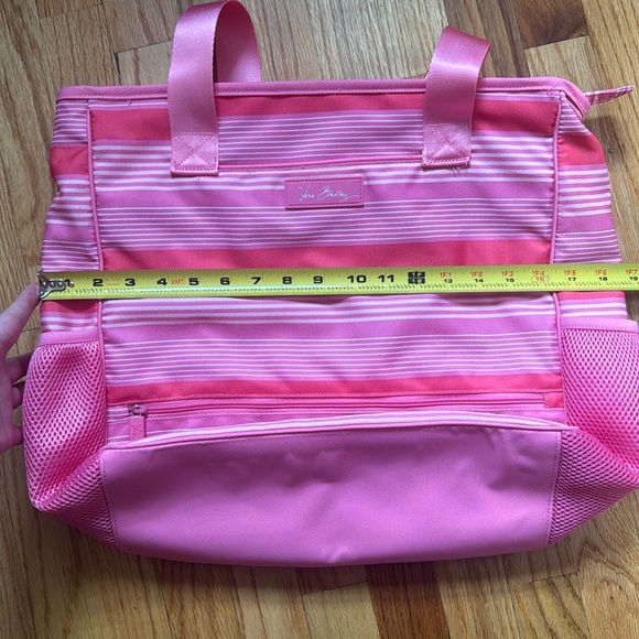 Vera Bradley Pink Striped Tote - Picture 14 of 14
